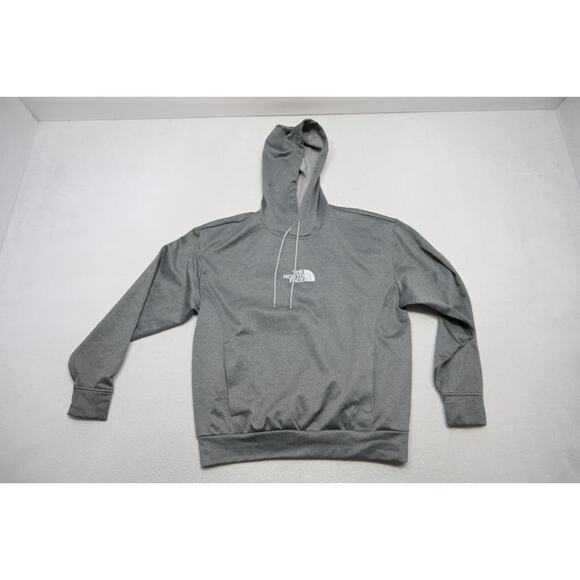 The North Face Fleece Hoodie Performance Gray Pullover Sweater Mens Size Small - Picture 5 of 11